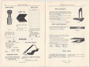 1954-Gaylord-Bros-Small-Library-Organization-and-Supply-Catalog-Book