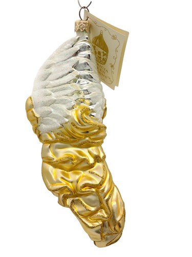 Patricia Breen Annunciation Gabriel Glittered Wings Gold Christmas Tree Ornament - Picture 6 of 7