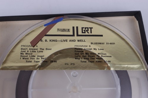 B.B. King Live and Well 4TR 3-3/4IPS Reel-To-Reel Tape - Imagen 4 de 7