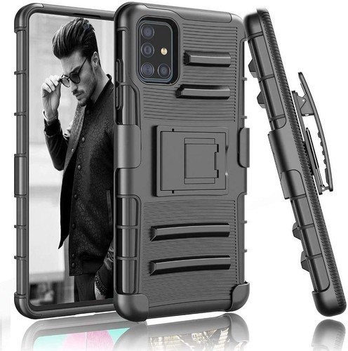 Shockproof Kickstand Holster Belt Clip Case For Samsung Galaxy A Smartphones - Bild 2 von 12