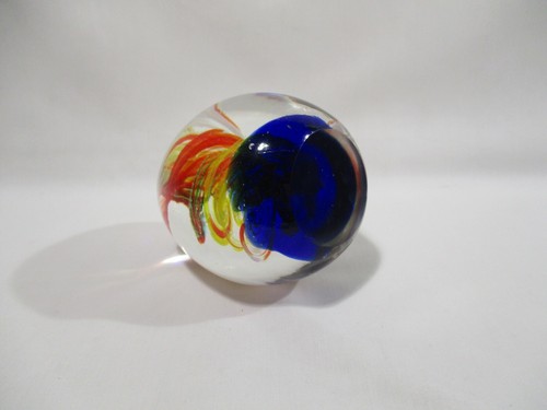 Sulfuro Bola Pisa- Papel de Cristal Filigrana Pisapapeles Ball Briefbeschwerer - Picture 4 of 6