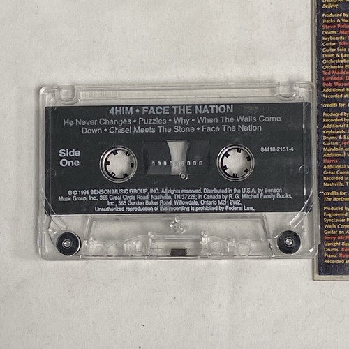 4 Him - Face The Nation (1991 Cassette Tape) - Bild 6 von 7