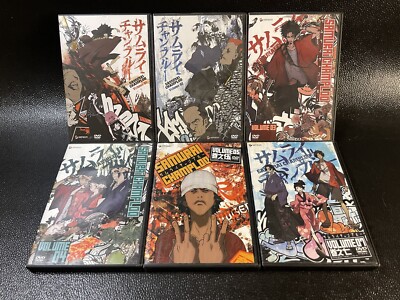 Samurai Champloo Complete Series DVD Set Volumes 1,2,3,4,5,7