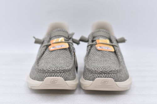 Men's Skechers Parson Arcadian Slip-In Slip-In Sneaker, Taupe Size 11. 205343 - Picture 2 of 6