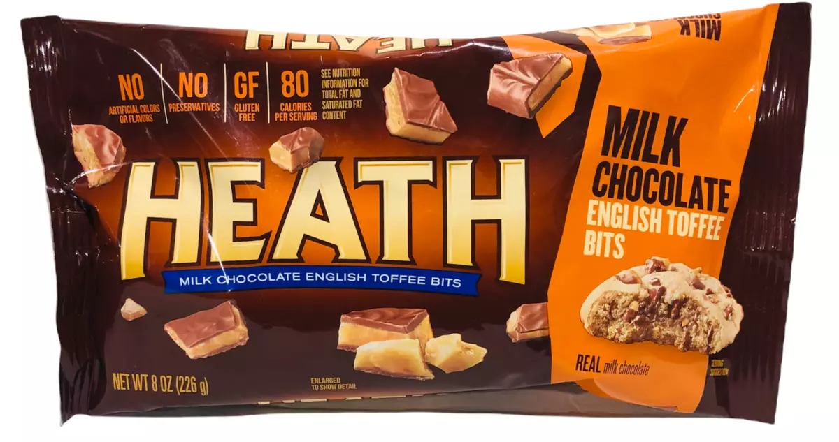 Heath Milk Chocolate English Toffee Bits 8 oz eBay