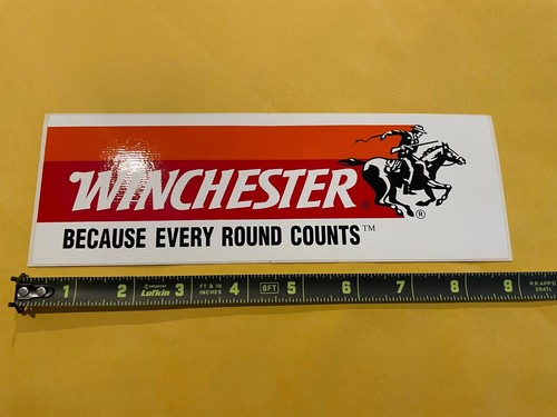 RARE Vintage WINCHESTER Bumper Stickers, Decals, Patches, and MORE - Picture 12 of 17