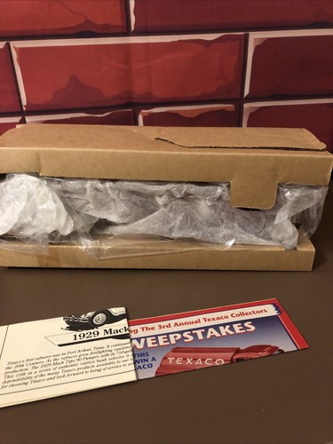 ERTL Die Cast Texaco 1929 Mack Fire Truck Bank, New In Box Port Arthur TX - Picture 5 of 8