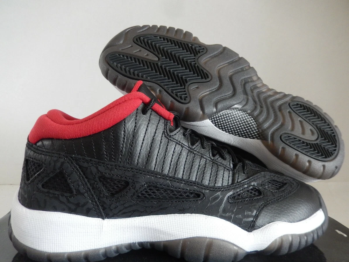 NIKE AIR JORDAN 11 RETRO LOW (GS) BRED! SZ 6Y -WMNS SZ 7.5 [306006