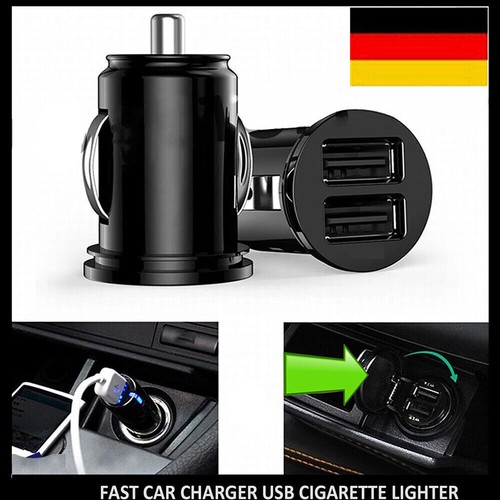 Zigarettenanzünder 2 USB Ladegerät KFZ LKW Auto Ladeadapter Handy Ladestecker - 第 6/15 張圖片