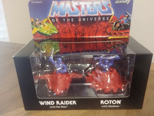 Masters of the Universe NIE VERÖFFENTLICHT!  Wind Raider und Roton - rot/blau - Bild 1 von 10