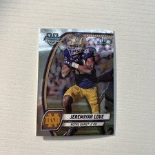 Jeremiyah Love 2024 Bowman U Chrome 1st Base Notre Dame 