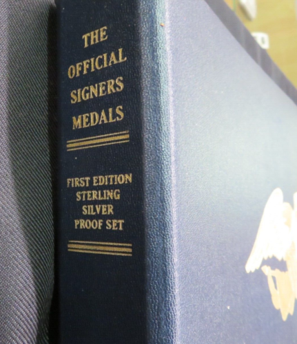 FM Ster Silber Signers Medaillen Album SET 56+ Unzen SS Proof Edition mit Karten 1. Auflage - Bild 3 von 13