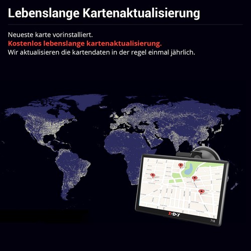XGODY 5''/7''/9'' Zoll PKW KFZ LKW GPS Navi Auto Navigationsgerät mit 16GB+256MB - Bild 5 von 27