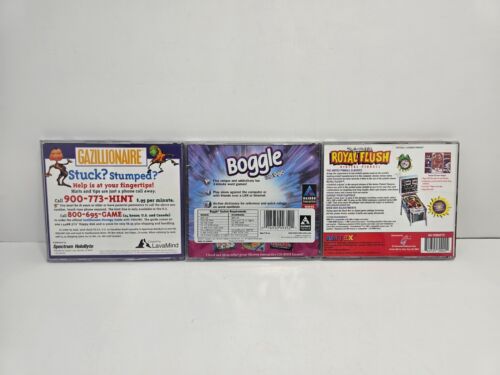 PC Computer Games Lot of 3 D. Gottlieb E Co. Royal Flush Pinball, Gazillionaire - Picture 4 of 5