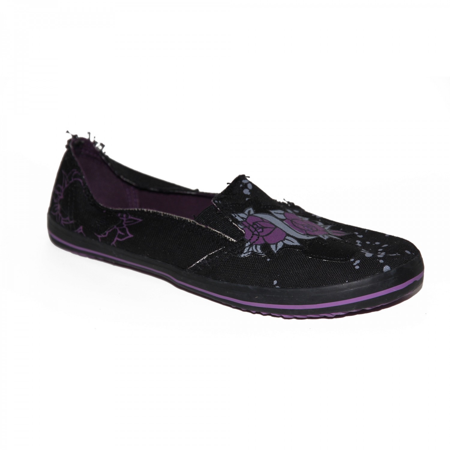 samples schuhe DRAVEN FADED ROSES SLIP ON BLACK WOMEN samples schuhe DRAVEN FADED ROSES SLIP ON BLACK WOMEN