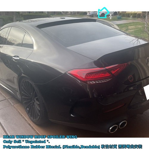 Stock 229V Rear Roof Spoiler Wing Fits 2018~2023 Mercedes Benz CLS C257 Sedan - Picture 1 of 10