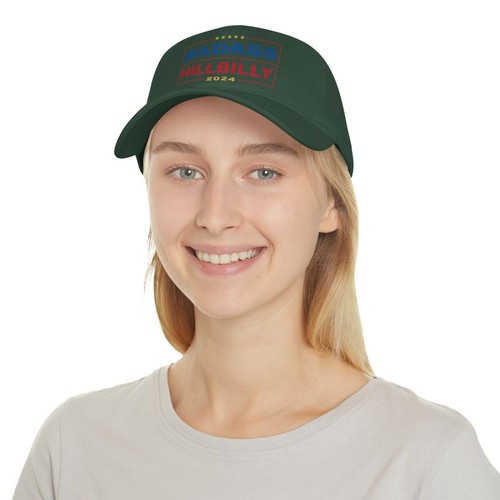 Badass Hillbilly 2024 President Donald J Trump JD Vance Low Profile Baseball Cap - Picture 17 of 24