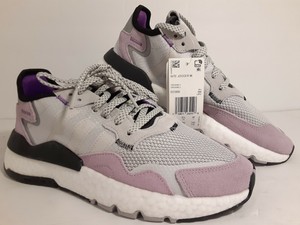 Adidas Nite Jogger Women S Running Shoes Grey Purple Black Ee5906