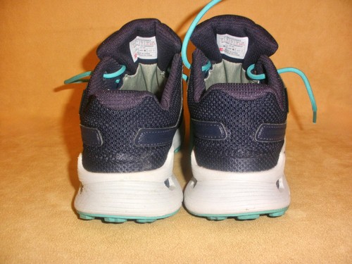 Ladies Navy Blue North Face Xtrafoam Sneakers w/ Bright Blue Trim & Laces Size 6 - Picture 5 of 8