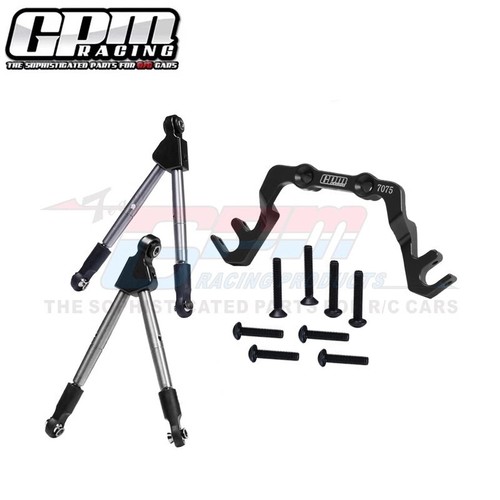 GPM Alu 7075 Front Tie Rods With Stabilizer C Hub For TRAXXAS 1/10 Slash 4X4 US - Picture 3 of 7