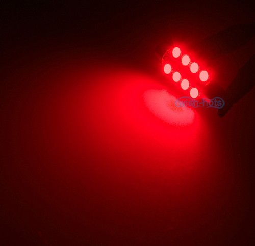 2Pcs Map + 1Pcs Dome Red LED Lights For 1995-1998 Chevy Silverado / GMC Sierra - Picture 7 of 7