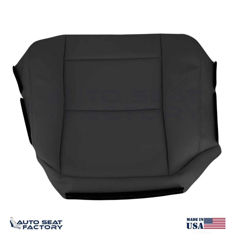 Fundas de asiento de cuero negras superiores e inferiores izquierda y derecha Volvo C70 2007-2010 Foto 4 de 4