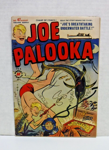 Joe Palooka Monthly #47 Underwater Battle! Harvey Comics 1950 091724ASC-78 - Picture 1 of 2