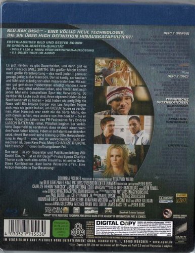 Hancock 2 Disc German SteelBook, Region Free*** - Picture 2 of 9
