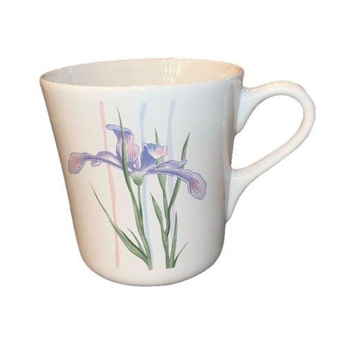 Shadow Iris CorningWare Corelle Vtg Shadow Iris Stoneware Teapot and 4 mugs- J2 - Picture 6 of 15