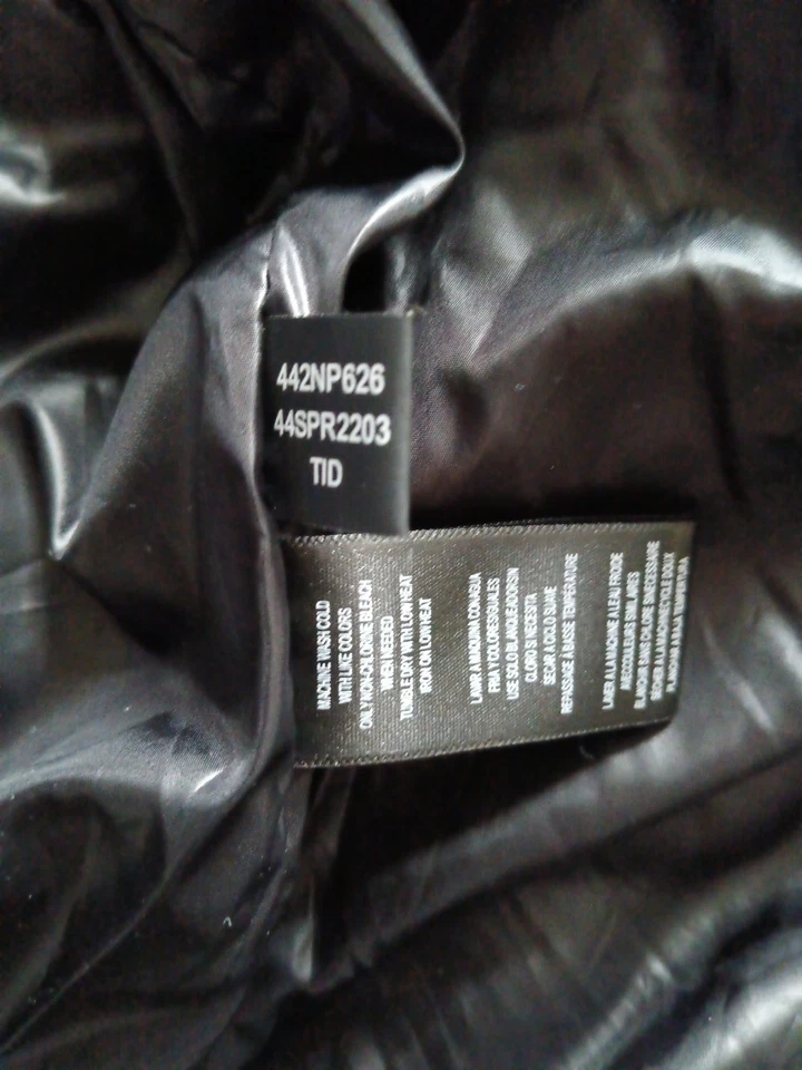  Abrigo acolchado con capucha azul Kenneth Cole New York para hombre talla XL  Foto 4 de 4