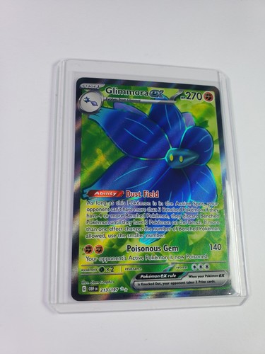 Pokemon Glimmora ex 213/197 Sv03: Obsidian Flames Holo - Picture 2 of 4