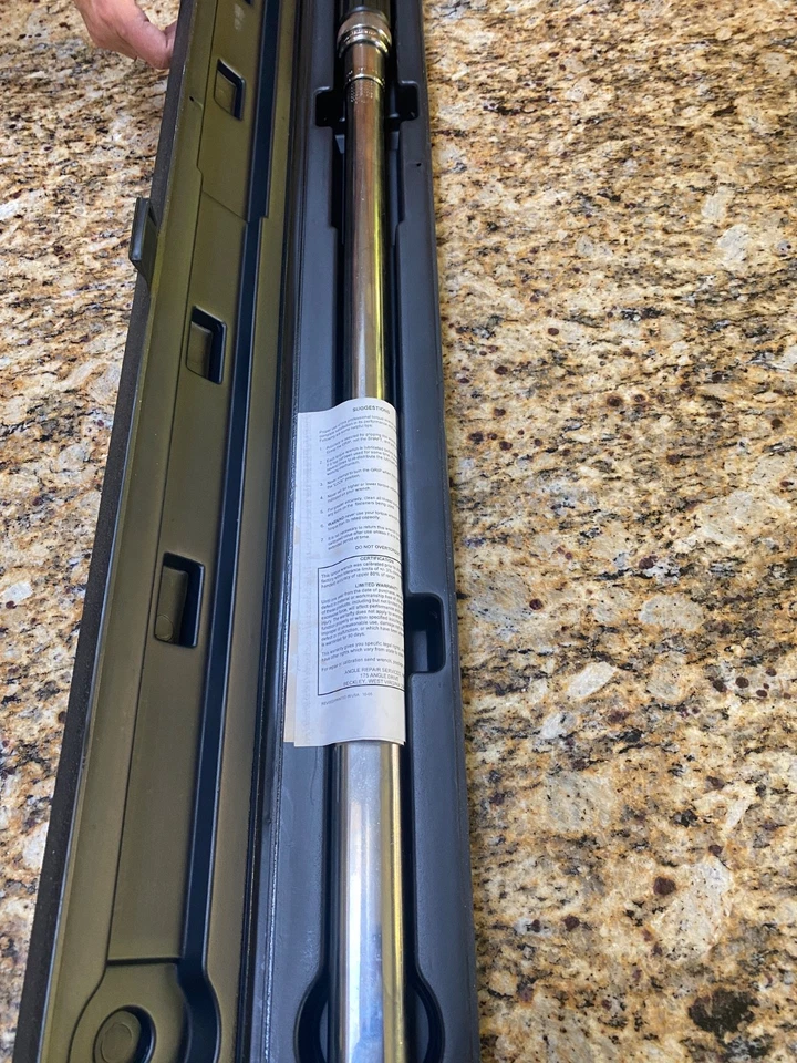 Llave dinamométrica 85055 3/4" Dr Micrómetro 100-600 ft/lbs 41" Foto 2 de 4