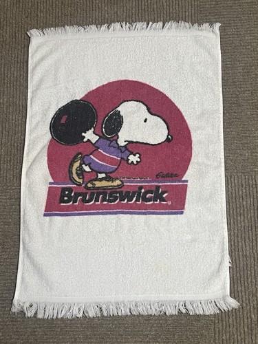 Vintage Peanuts Snoopy Braunschweig Handtuch Schultz SELTEN LESEN Charlie Brown USA