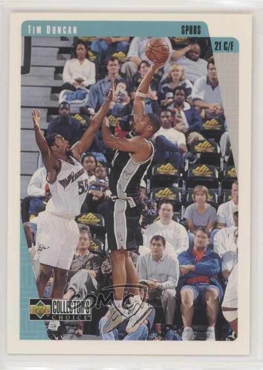 1997-98 Upper Deck Collector's Choice Tim Duncan #323 Rookie RC HOF
