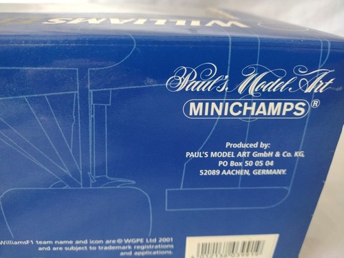 MINICHAMPS Williams F1 BMW FW23 - R Schumacher 1:18 SCALE - 1st GP Win 2001 - Picture 9 of 13