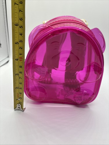 Neu mit Etikett Bath Body Works GUMMIBÄRCHEN Jelly Candy Hot Pink transparent Mini Rucksack Tasche 2023 - Bild 6 von 6