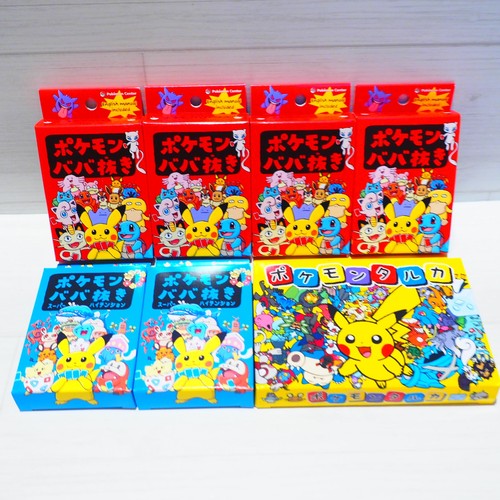 6 piece Pokemon Old Maid Babanuki / Taruka Playing Card  Red Blue Limited New - Picture 3 of 15