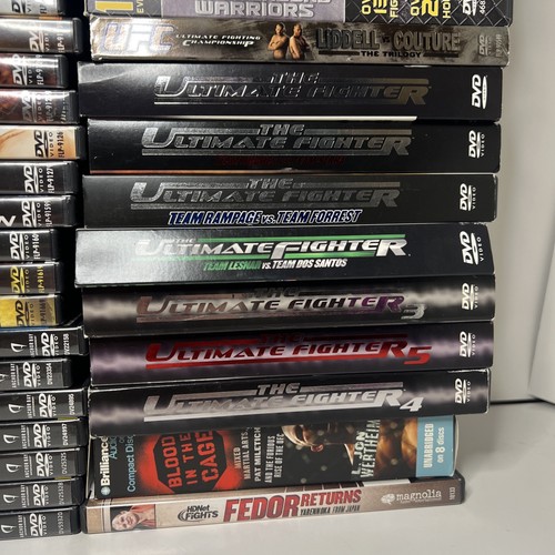 UFC Pride MMA DVD Lot of 43 Greatest Fights Knockouts Ultimate Fighter - Picture 5 of 5