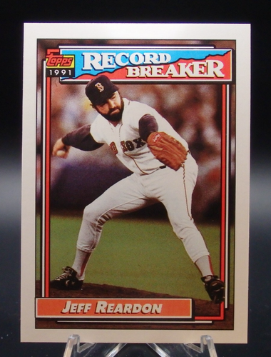 1992 1991 Topps Record Breaker #3 Jeff Reardon MINT - Picture 1 of 2