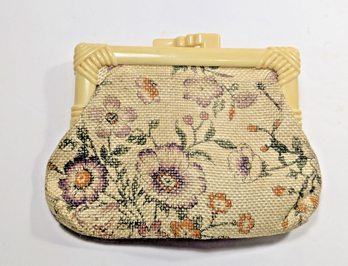 Vintage Tapestry Coin Purse - Picture 2 of 4