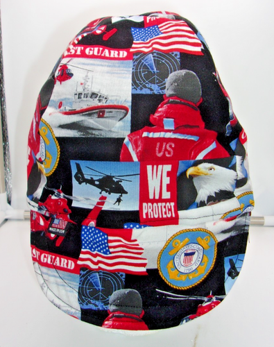 Sombrero de motociclista hecho por la Guardia Costera de los Estados Unidos - Imagen 3 de 3