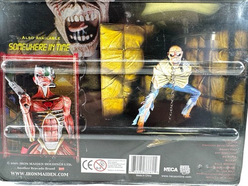 IRON MAIDEN EDDIE ACTION FIGURE PIECE OF MIND NECA REEL TOYS NEW § - Picture 9 of 11