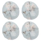 4 Stück Sauerteig-Starterglas-Stoffbezüge, Baumwollleinen-Brotabdeckung,