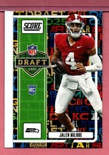 Jalen Milroe, Seattle Seahawks, RC, 2025 Panini Score, Draft Card #10