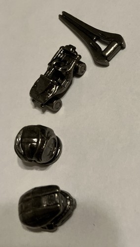 Halo Monopoly Collectors Edition Replacement Token Figures 4Pcs Sword Grenade - Picture 1 of 5