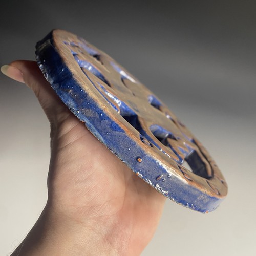 RAR Vintage Mährischer Mercer Pegasus Runde Fliese Mythologische Keramik Kunst - Bild 13 von 13