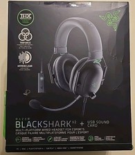 NEW! Razer Black Shark V2 + USB Sound Card Open Box