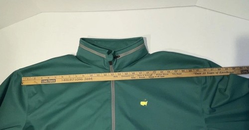 Masters Tech Green Full Zip Wind Jacket with Stowable Hood Men's Sz 2XL 56 Chest - Picture 16 of 23