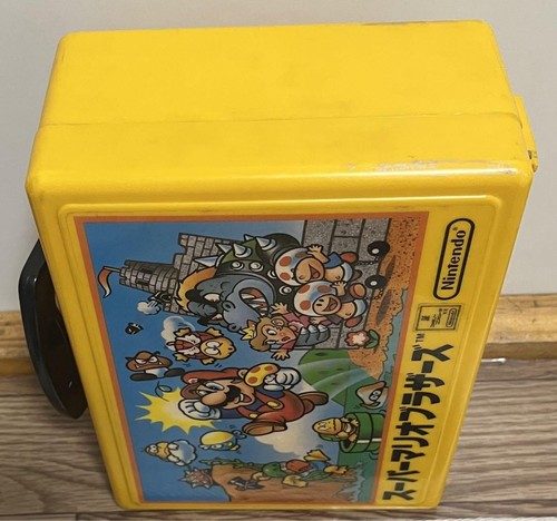 Super Mario Bros. Famicom Cassette Case Nintendo Novelty Rare - Afbeelding 6 van 8