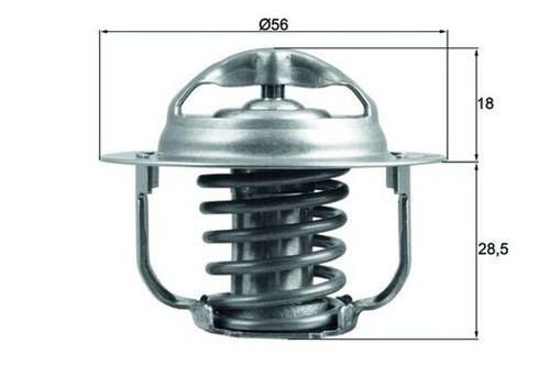 MAHLE Thermostat Kühlmittel TX 201 86D für XV LEGACY 4 BL 5 Station Wagon BR BP